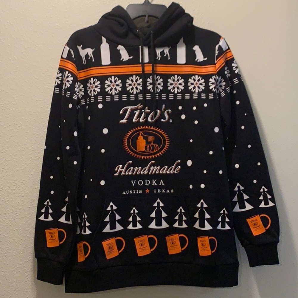 Tito’s Vodka Holiday Sweatshirt -MEDIUM